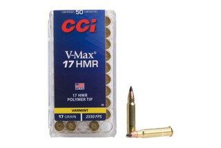 50 rounds of CCI V-MAX ammunition.